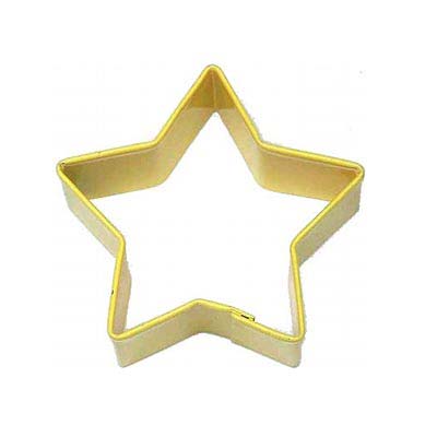 Cortador de Galletas con forma de Estrella Amarilla