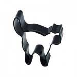 cortador de galletas con forma de gato negro