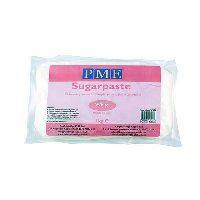 Fondant PME blanco - El Escondite de Lola - Tienda Online Reposteria Creativa Asturias