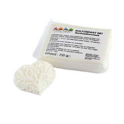 Fondant Funcakes blanco 250 gr - El Escondite de Lola - Tienda Online Reposteria Creativa Asturias