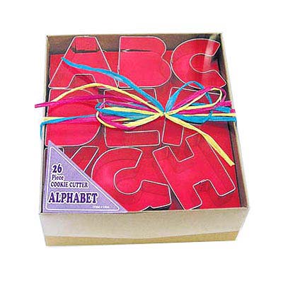 Set Cortadores Abecedario - El Escondite de Lola - Reposteria Creativa