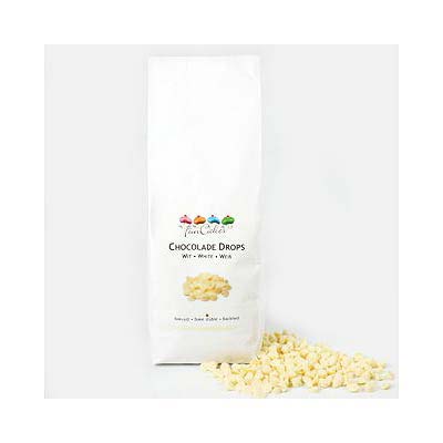 Gotas chocolate blanco - El Escondite de Lola - Tienda Online Reposteria Creativa Asturias