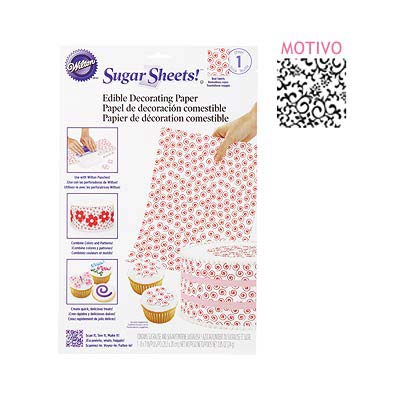 Papel comestible damask - El Escondite de Lola - Tienda Online Reposteria Creativa Asturias