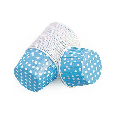 Capsulas Cupcakes Rigidas Lunares Azules - El Escondite de Lola - Tienda Online Reposteria Creativa Asturias