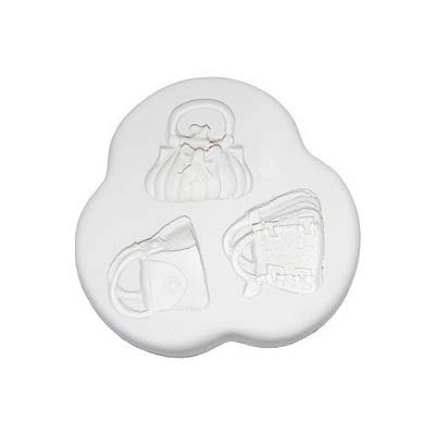 Molde fondant forma bolsos - El Escondite de Lola - Tienda Online Reposteria Creativa Asturias