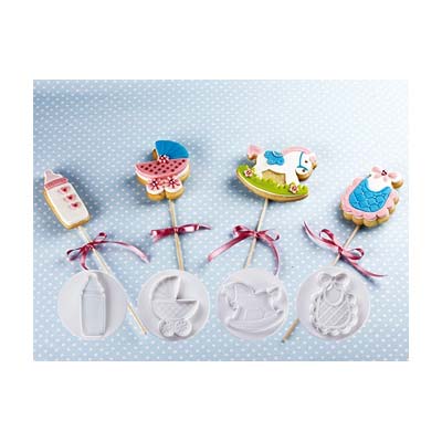 Set Cortador expulsor baby shower - El Escondite de Lola - Tienda Online Reposteria Creativa Asturias