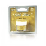 Purpurina 100% comestible amarillo limon para decorar tus tartas, galletas o cupcakes