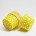 Capsulas Rigidas para Mini Cupcakes de Lunares Amarillas para reposteria creativa