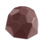 Molde de policarbonato para bombones de chocolate con forma de diamante en reposteria