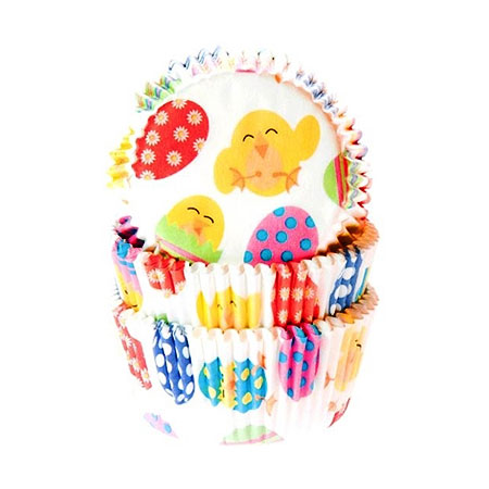 Capsulas Cupcakes de Pollitos de Pascua para reposteria creativa