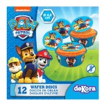 Set de Obleas Comestibles de la Patrulla Canina para decorar galletas, tartas, cupcakes