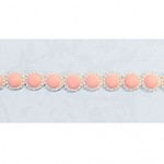 Molde de silicona para fondant con motivos de perlas en repostería creativa