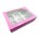 Caja para 6 Cupcakes, fabricada en cartón de color rosa para reposteria creativa