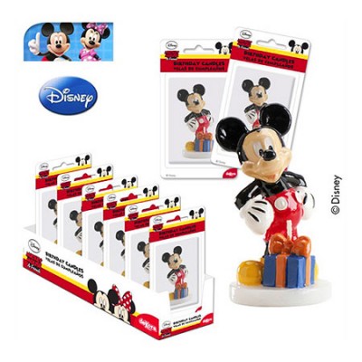 Vela de Mickey Mouse para Tartas de Cumpleaños