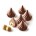 Molde para bombones de chocolate con forma de lagrima