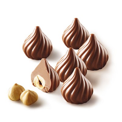 Molde para bombones de chocolate con forma de lagrima