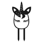 Topper para Tartas de cumpleaños con diseños de unicornios