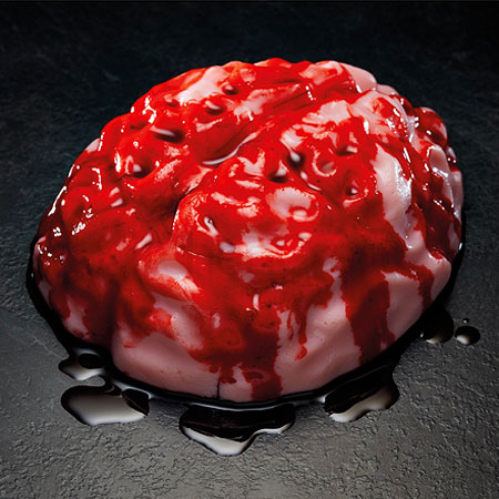 Halloween Espeluznante Silicona Molde de Cerebro Grande Para Pastel De Chocolate Gelatina Bandeja Molde FA 