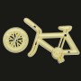 Set Cortadores para Fondant con forma de bicicleta detallada para reposteria