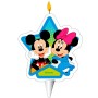 Vela de Mickey y Minnie Mouse para Tartas de Cumpleaños
