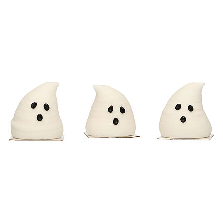 Decoraciones comestibles de Fantasmas de Halloween para decorar tartas, galletas, cupcakes
