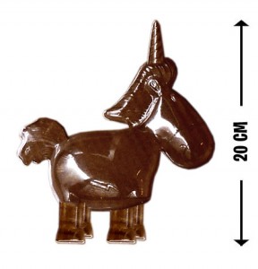 Moldes de Chocolate para Pascua con forma de Unicornios para reposteria