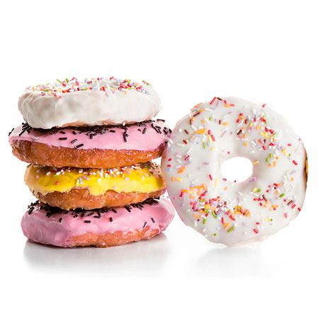 Bandeja para elaborar Donuts fabricada en metal con doble capa antiadherente para reposteria