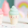 Set de Toppers para Tartas de cumpleaños con formas de helados