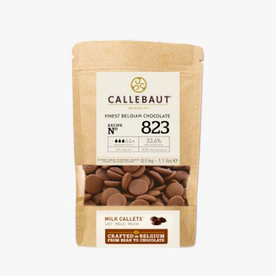 Chocolate Belga Callebaut con leche excelente calidad, perfecto para bombones o coberturas