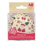 Capsulas Cupcakes de Navidad con motivos de Papa Noel del fabricante Funcakes