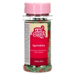 Sprinkles hojas de acebo comestibles del fabricante Funcakes