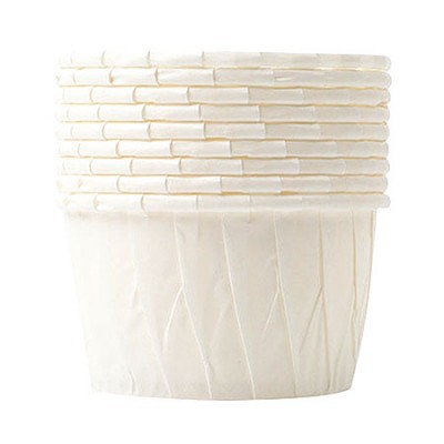Capsulas Rigidas para Cupcakes en color Blanco especiales para horno