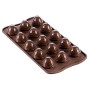 Molde bombones de chocolate Choco Spiral de Silikomart