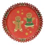 Capsulas con motivos de Muñeco de Jengibre de Navidad para reposteria fabricante Funcakes