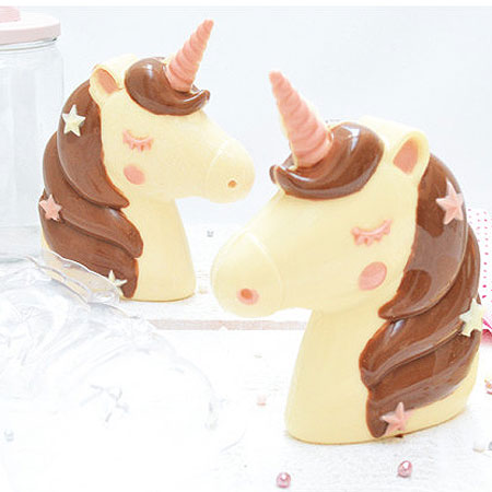 Molde con forma de Unicornio de Pascua especial para chocolate en reposteria