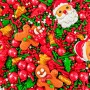 Sprinkles comestibles de Navidad con motivos de jengibre del fabricante Azucren