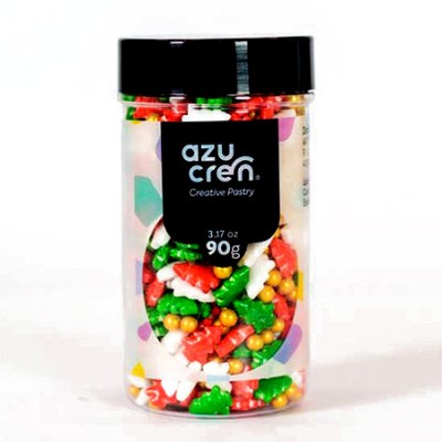 Mix Sprinkles comestibles de Navidad del fabricante Azucren