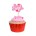 Topper Love You para Cupcakes de San Valentin en reposteria