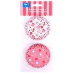 Capsulas Cupcakes de San Valentin con motivos de Piruletas de Corazones