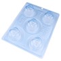 Molde para bombones de chocolate con formas de rosas del fabricante BWB