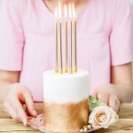 Set Velas Cumpleaños color oro para celebraciones en reposteria