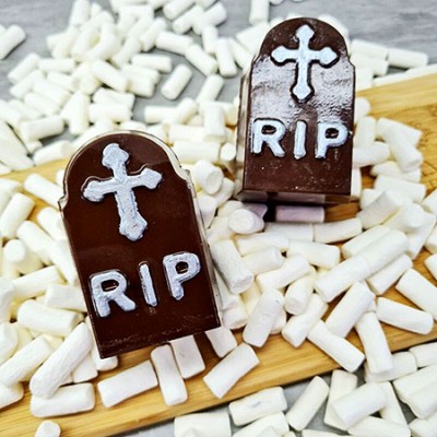 Molde para chocolate con forma de Tumbas Halloween BWB del fabricante BWB