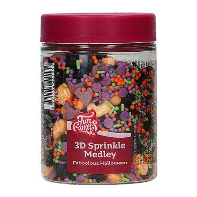 Mix Sprinkle 3D Halloween Funcakes para reposteria