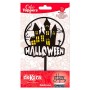 Topper para tartas de Halloween con motivos de Casa Encantada