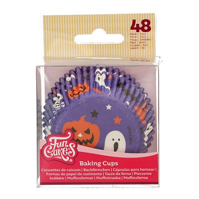 Capsulas para Cupcakes de Halloween con motivos de Calabazas