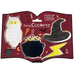 Set Cortadores de Galletas con motivos de magia para Halloween