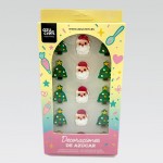 Decoraciones Azucar comestibles de Navidad para reposteria