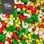Sprinkles comestibles de Navidad con motivos variados del fabricante Azucren