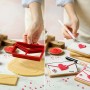 Cortador de galletas para reposteria con formas de carta del fabricante Decora