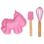 Kit de Moldes de Silicona con motivos de Unicornio para reposteria